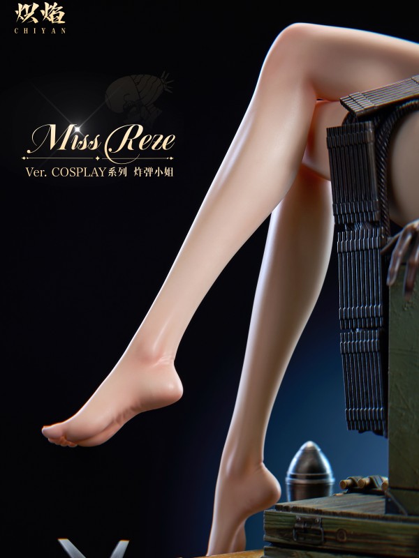 Chiyan Studio Chainsaw Man Miss Bomb Reze Hot Sexy 1/4 Statue